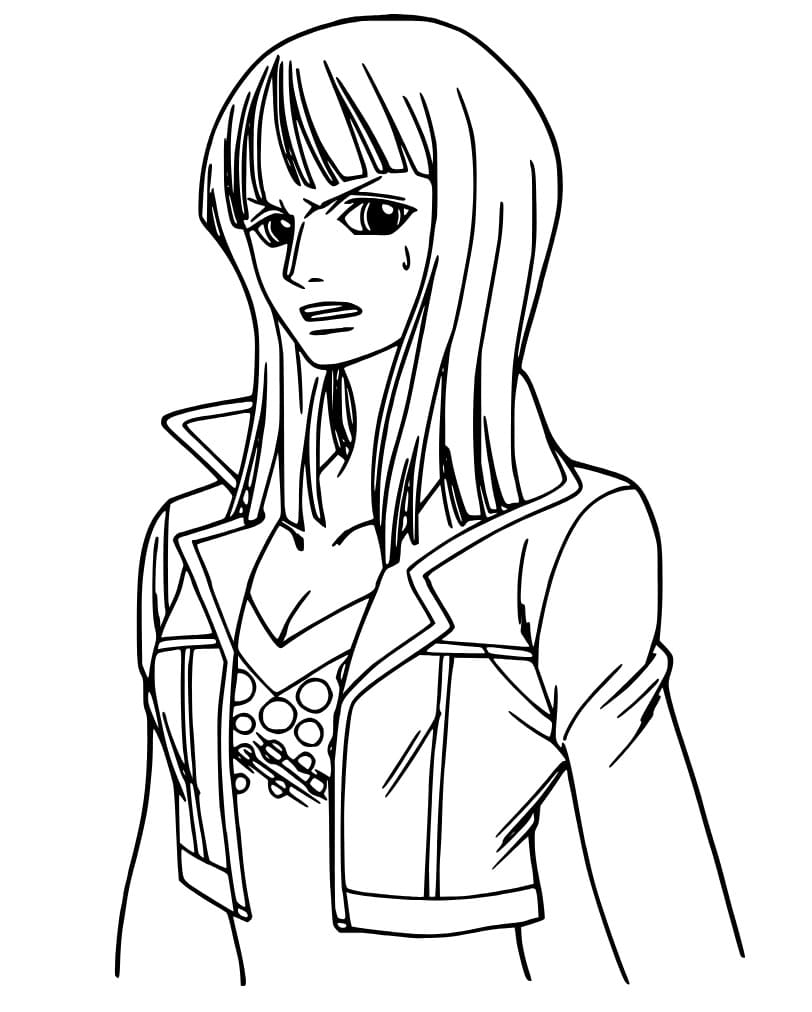 Nico Robin de One Piece coloring page