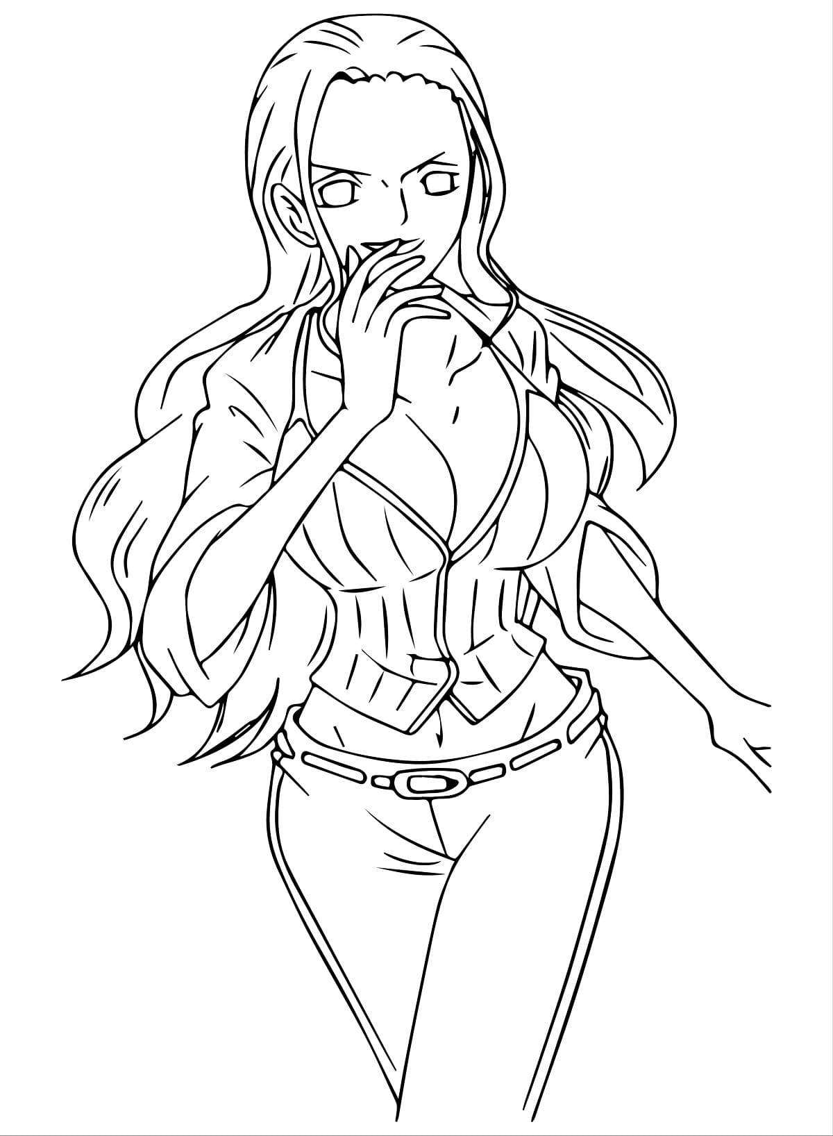 Nico Robin coloring page