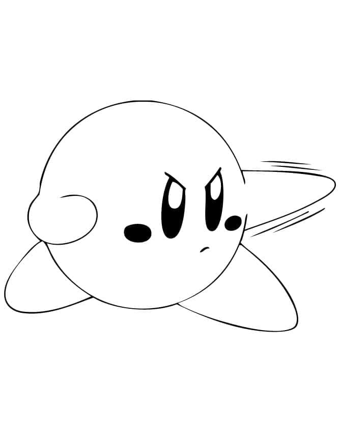 Coloriage Nintendo Kirby