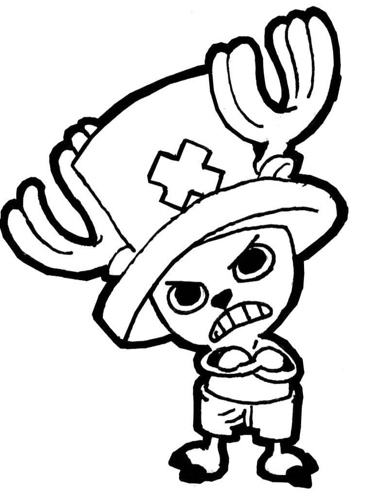 One Piece Tony Tony Chopper coloring page