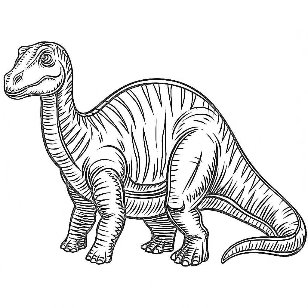 Peinture de Dinosaure coloring page