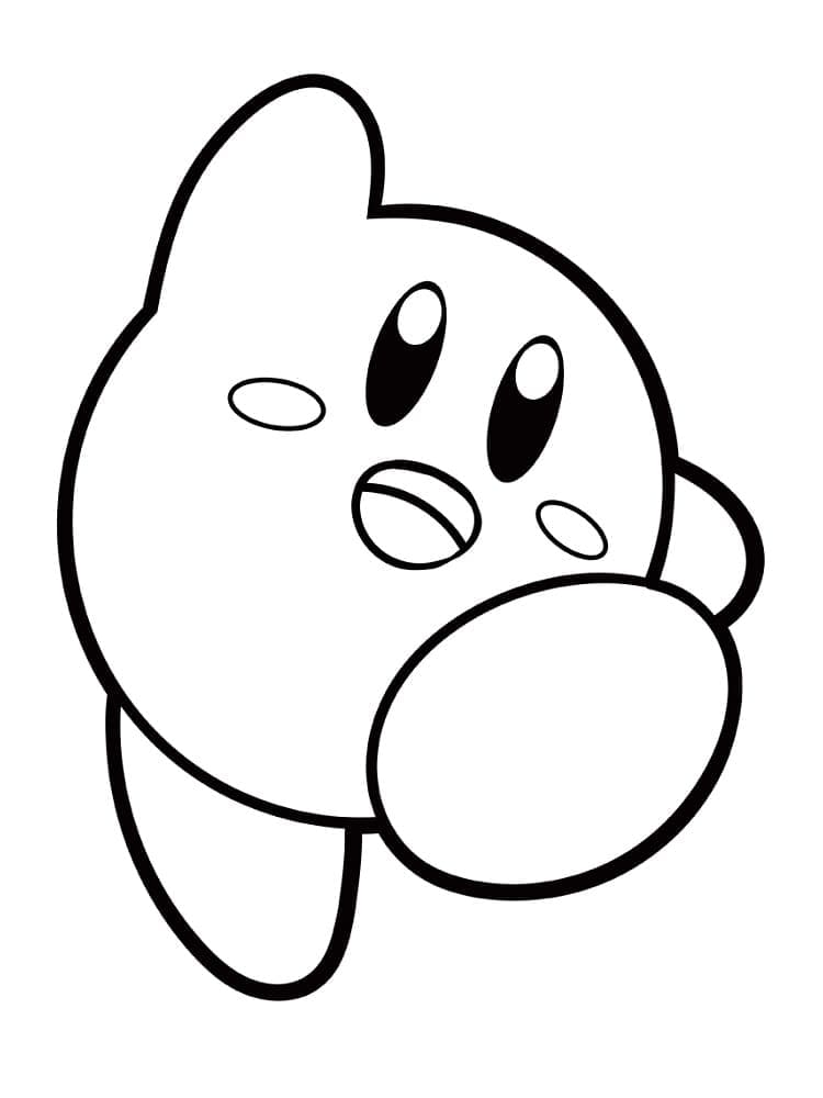 Coloriage Petit Kirby