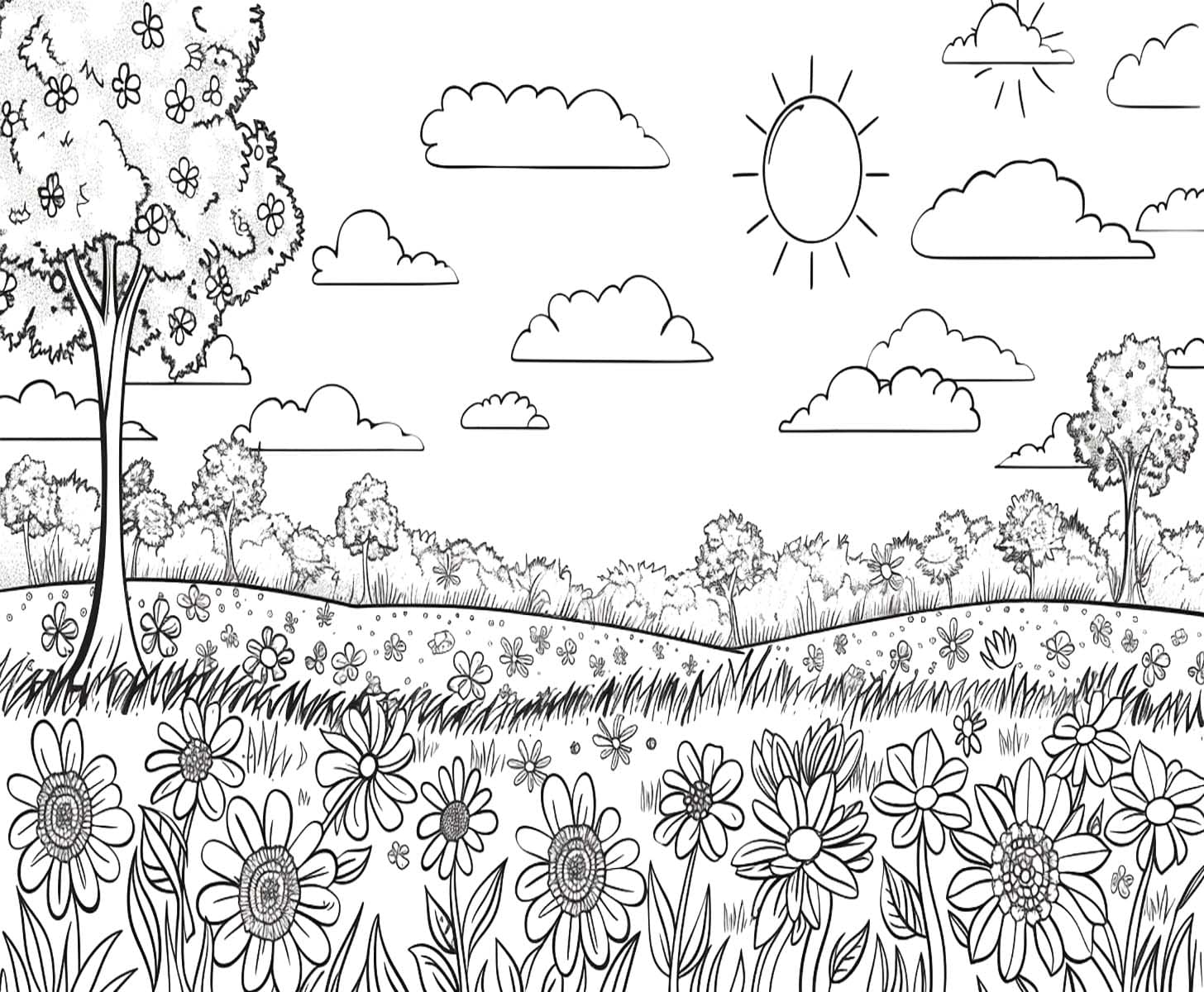 Printemps Imprimable Pour Les Enfants coloring page