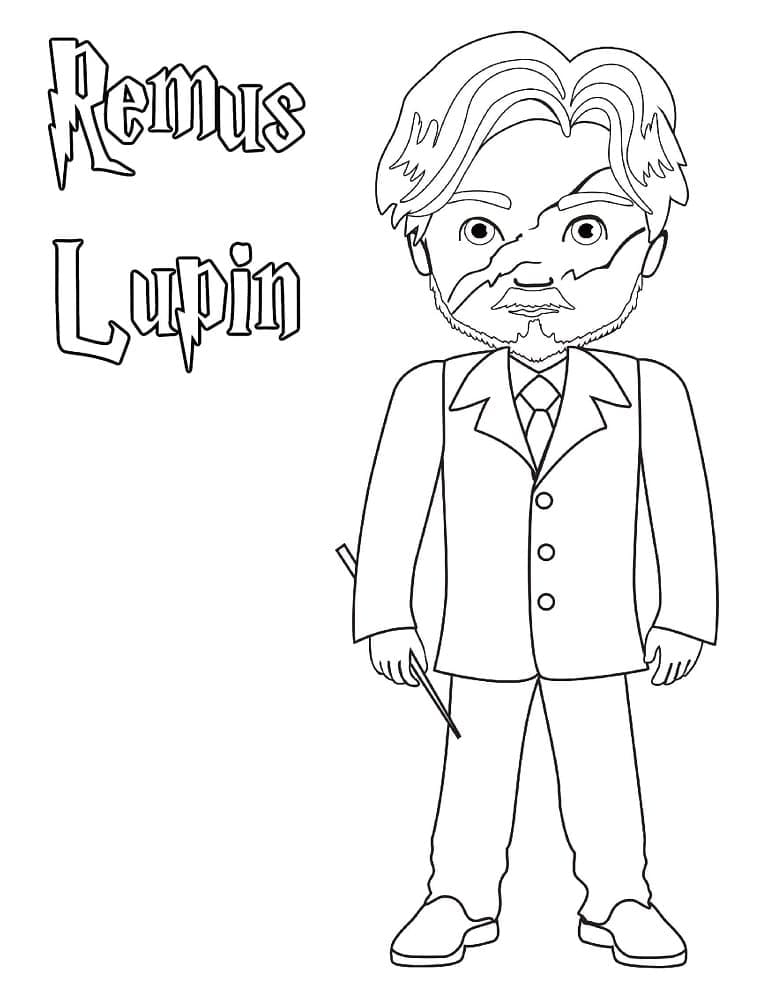Remus Lupin coloring page