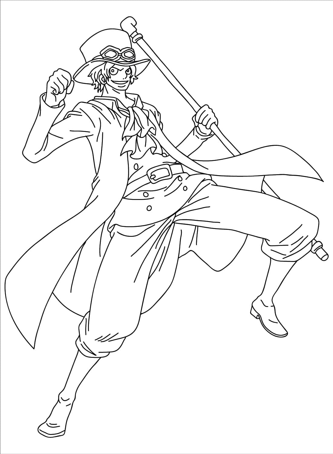 Sabo de One Piece coloring page