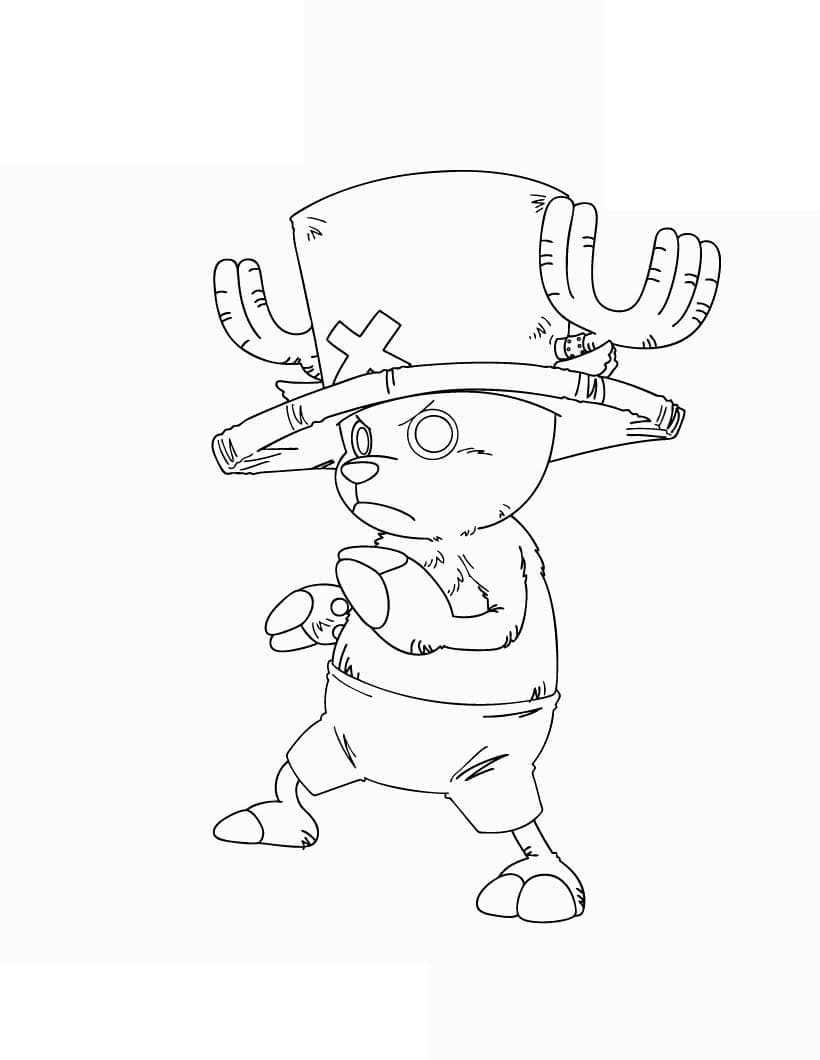 Tony Tony Chopper One Piece coloring page