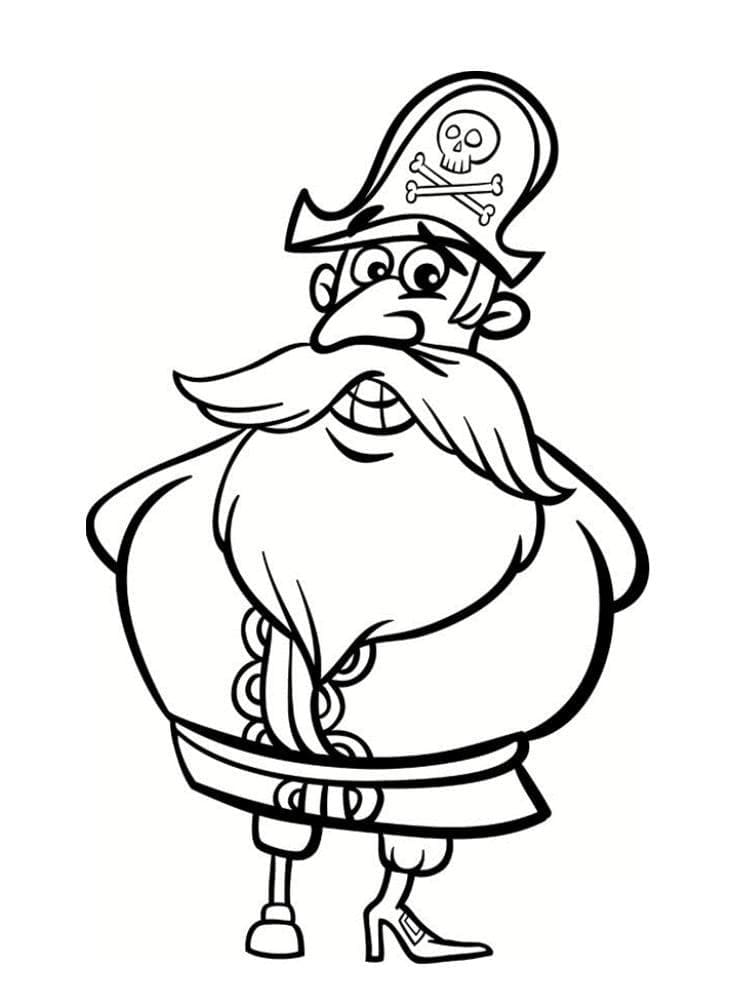 Un Gros Pirate coloring page