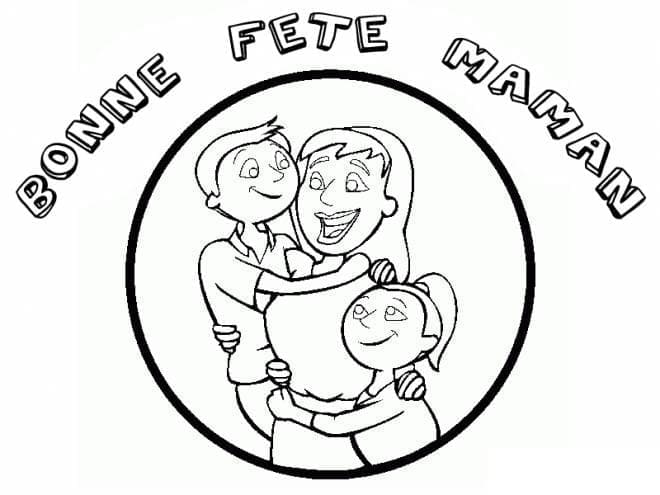 Bonne Fête Maman 16 coloring page