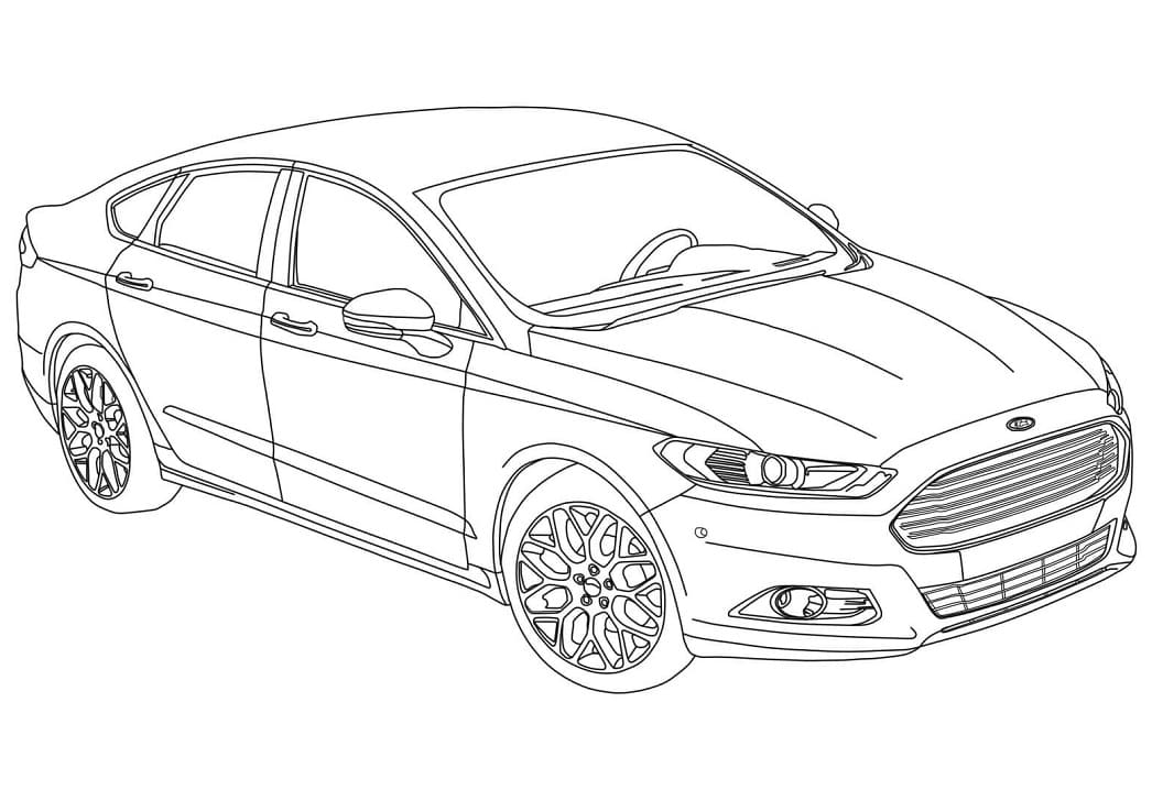 Coloriage 2015 Ford Fusion