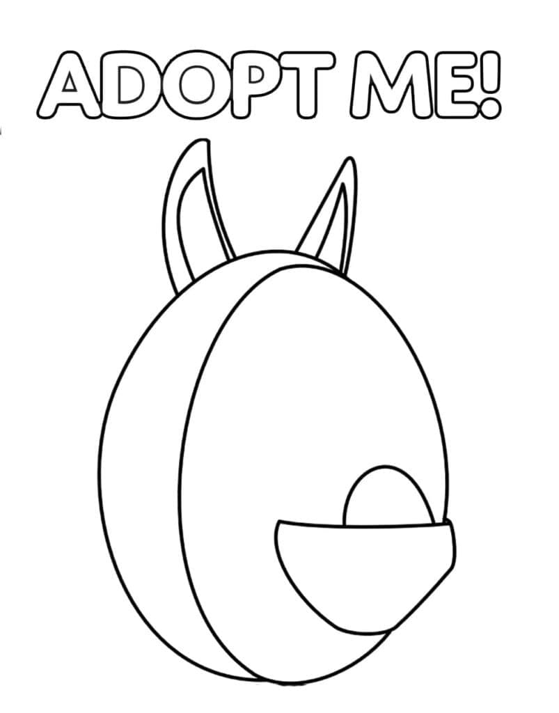 Adopt Me 2 coloring page