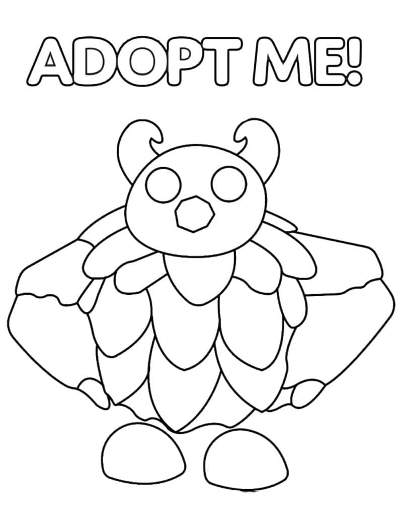 Adopt Me 5 coloring page