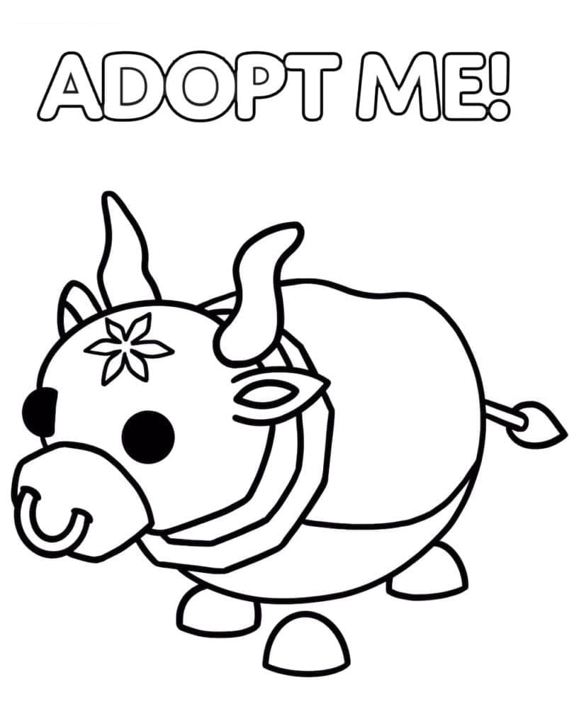 Adopt Me Pour Enfants coloring page