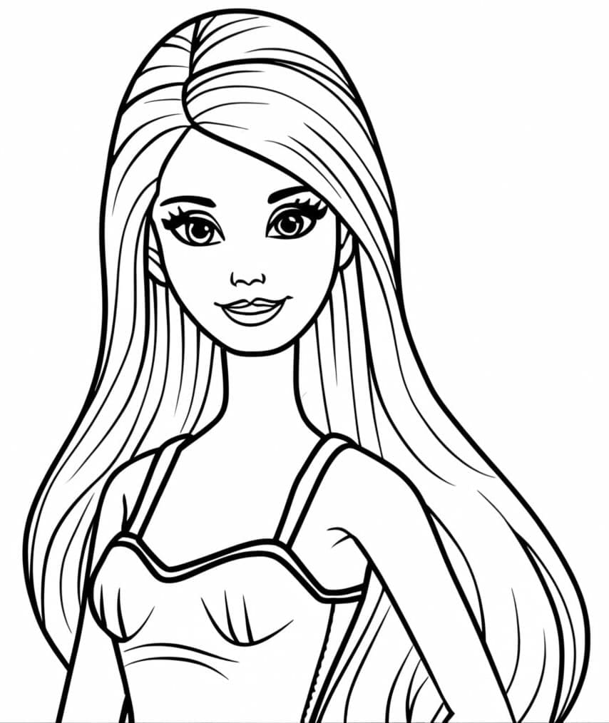 Barbie Fantaisie coloring page