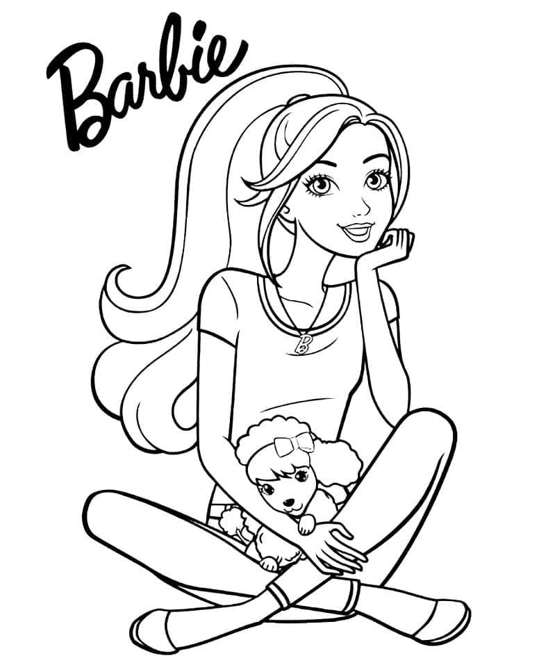 Barbie Pour Les Filles coloring page