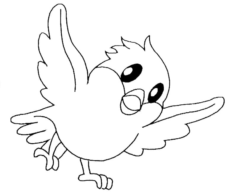 Bébé Oiseau coloring page
