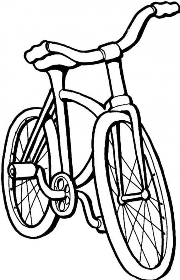 Bicyclette Gratuit coloring page