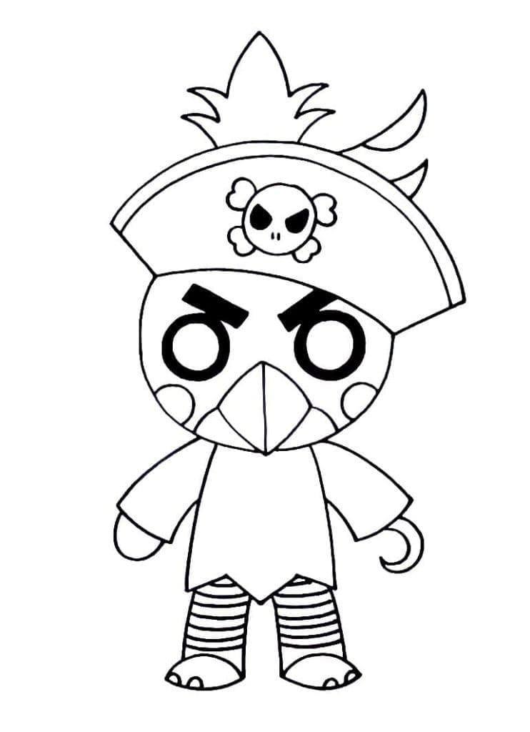 Budgey Roblox coloring page