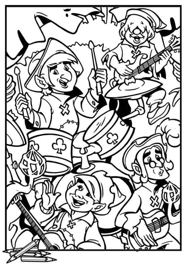 Carnaval 4 coloring page