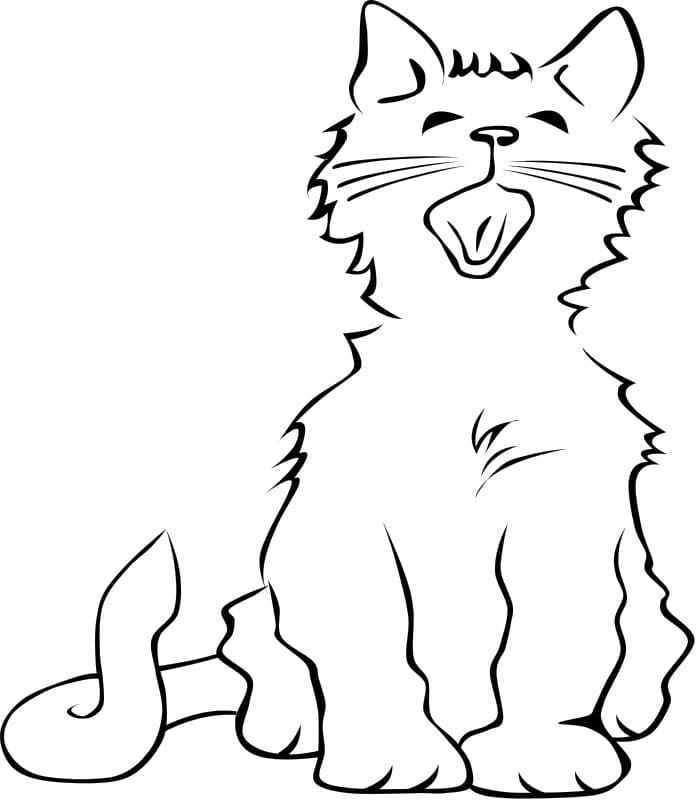 Chat Sauvage coloring page