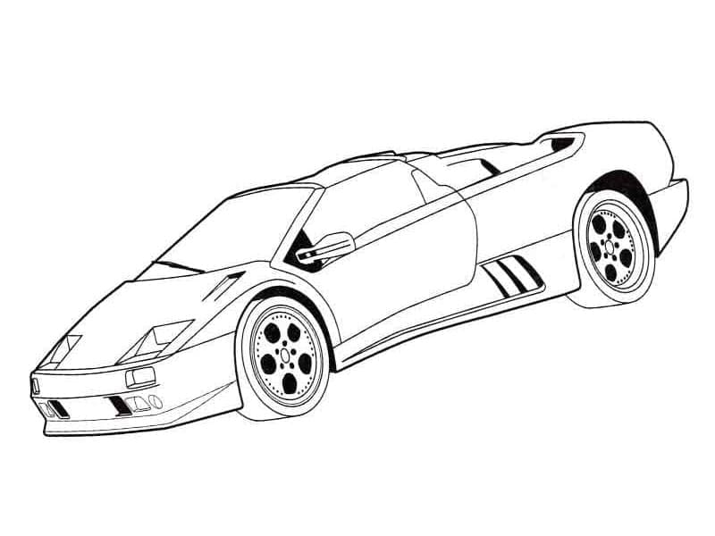 Dessin De Lamborghini Cool coloring page