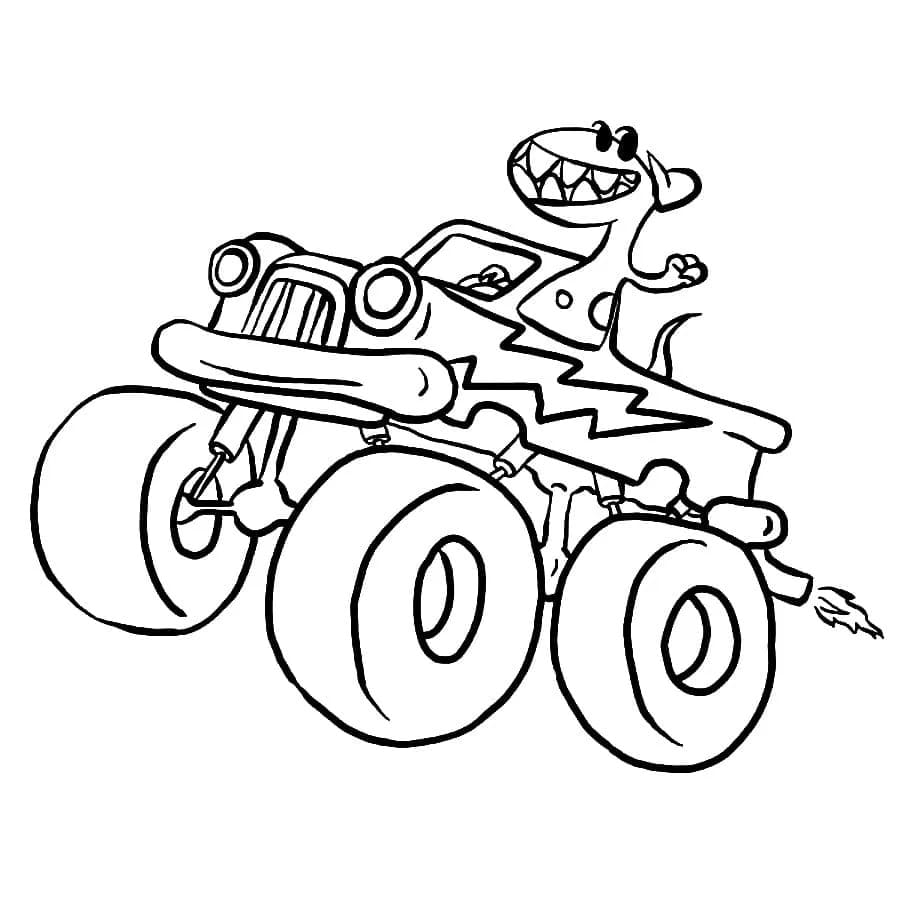 Dessin De Monster Truck Imprimable coloring page