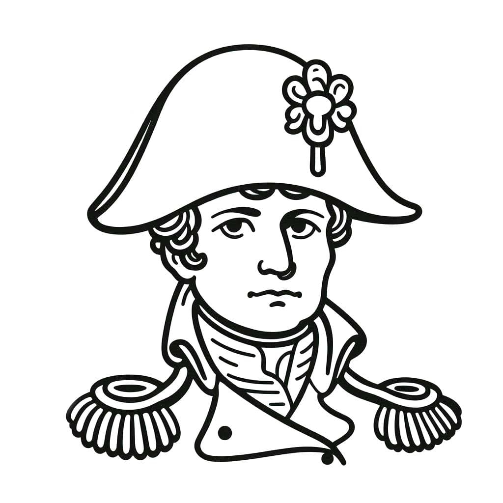 Dessin De Napoléon Bonaparte Pour Enfant coloring page