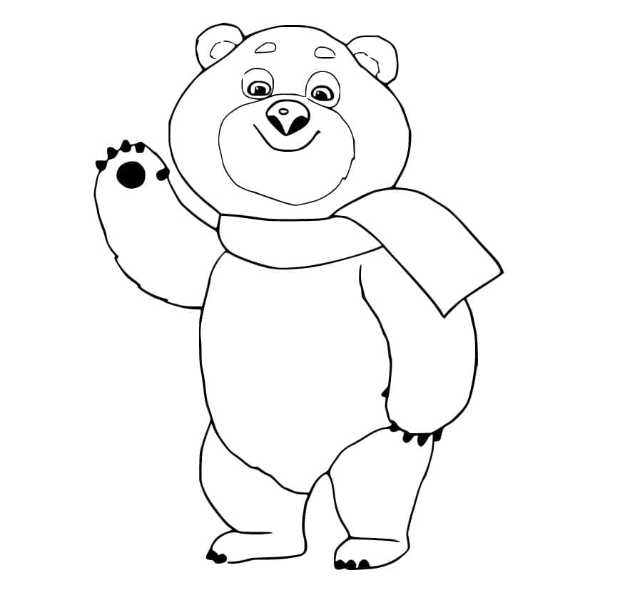 Dessin De Panda Animé coloring page