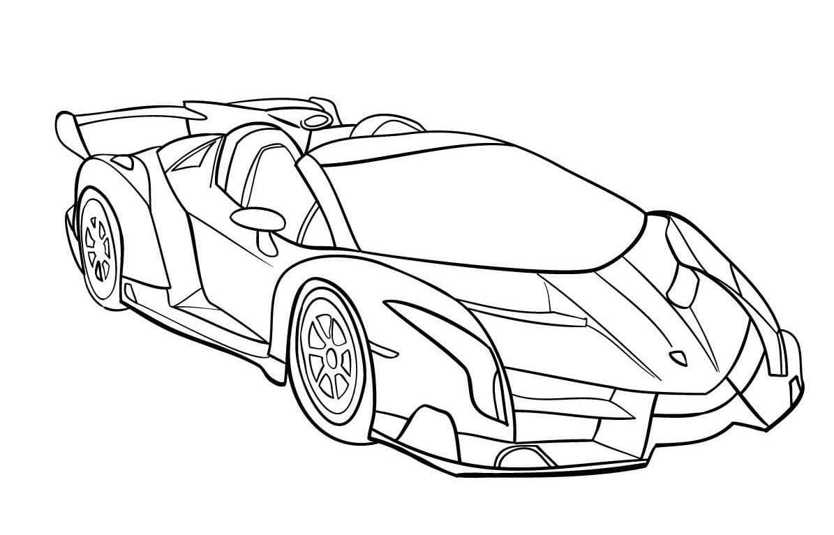 Coloriage Dessin De Voiture Lamborghini Cool - télécharger et imprimer ...