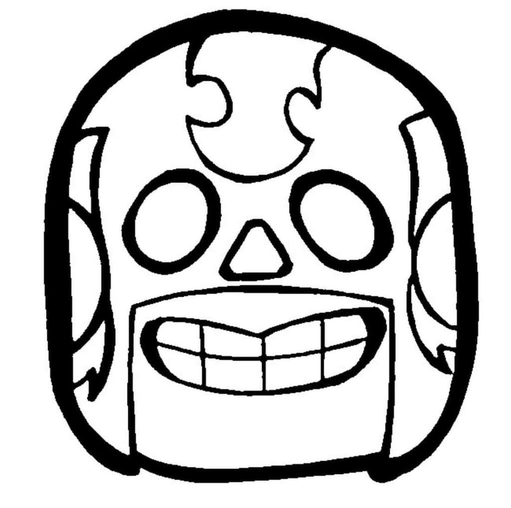 Coloriage El Primo de Brawl Stars