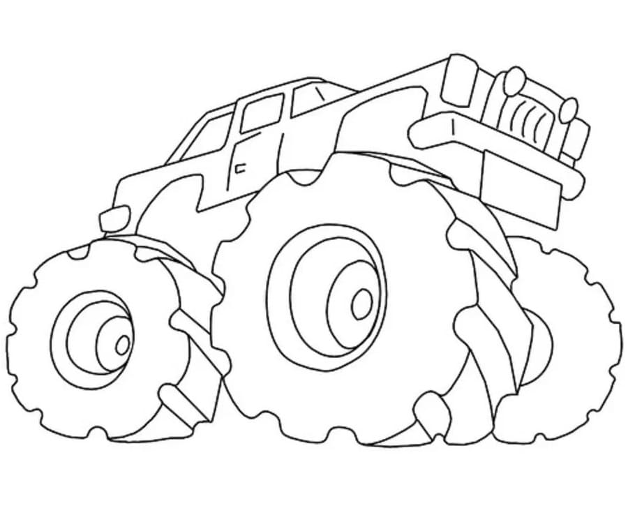 Gros Monster Truck coloring page