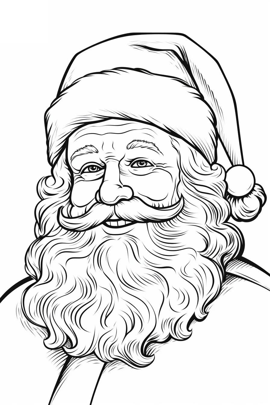 Coloriage Le Père Noël