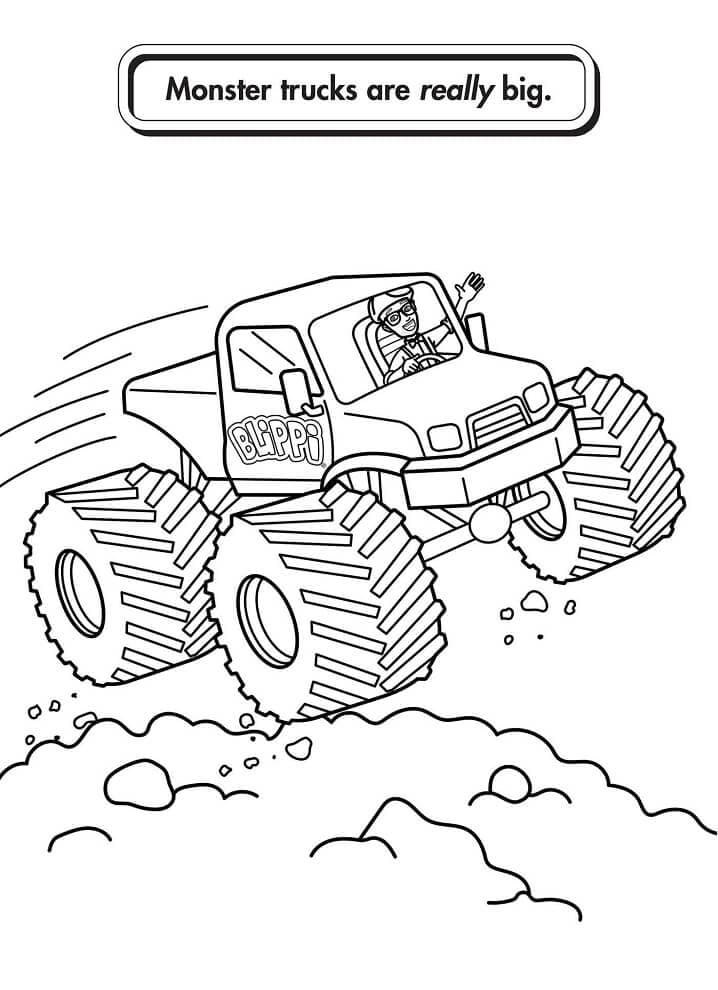 Coloriage Monster Truck 2