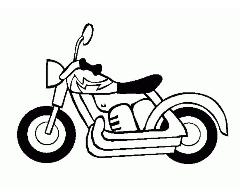 Moto 4 coloring page