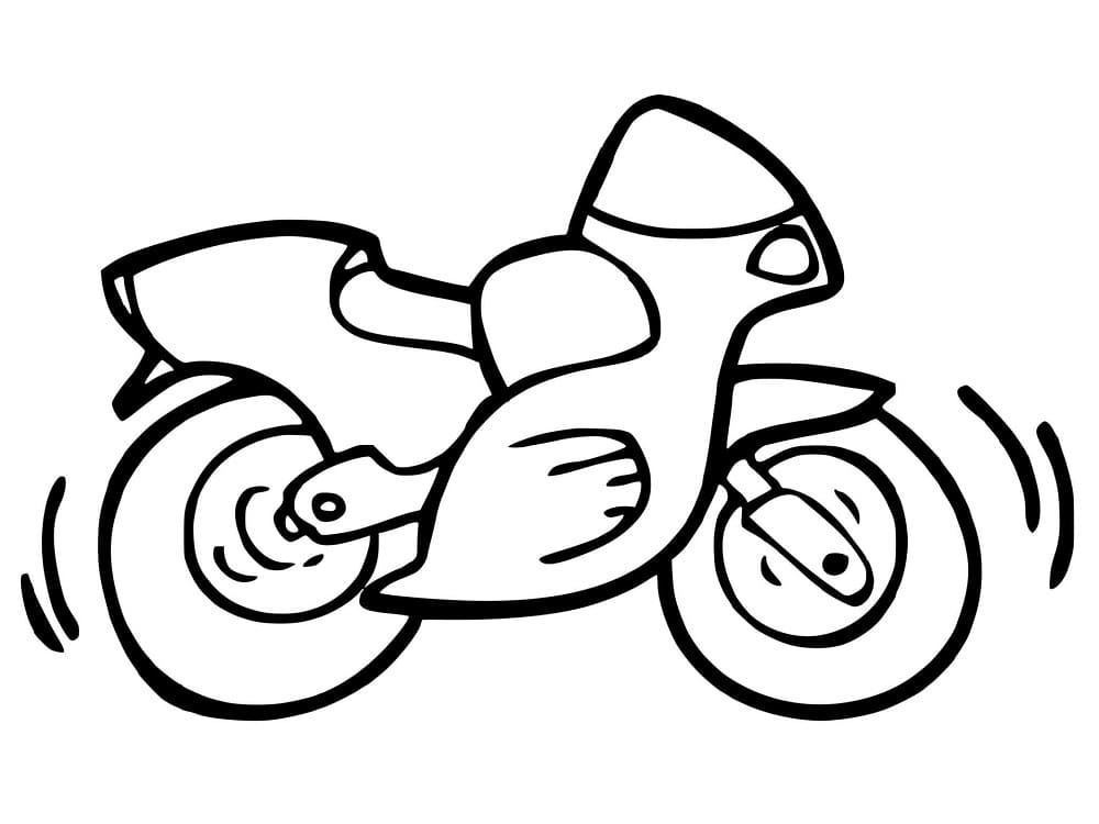 Moto Mignonne coloring page