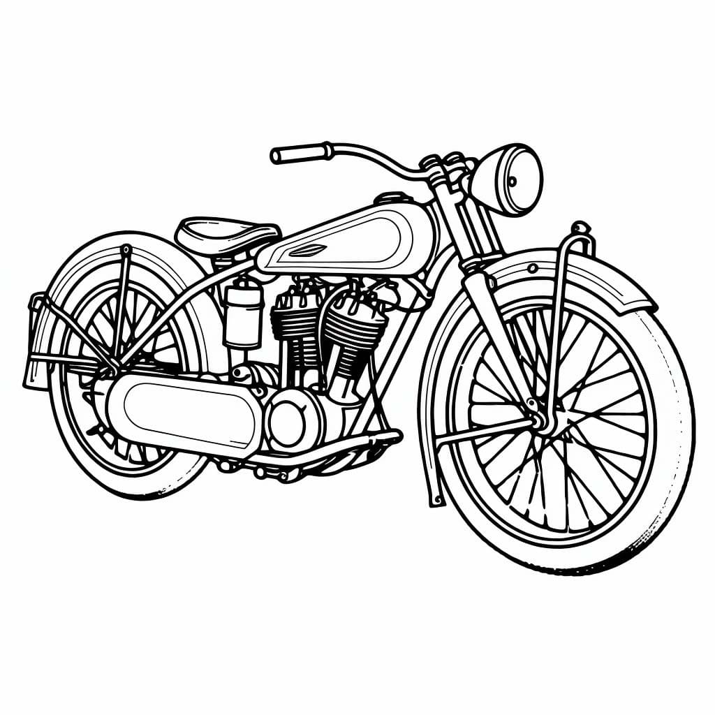 Moto Pour Les Enfants De 2 An coloring page