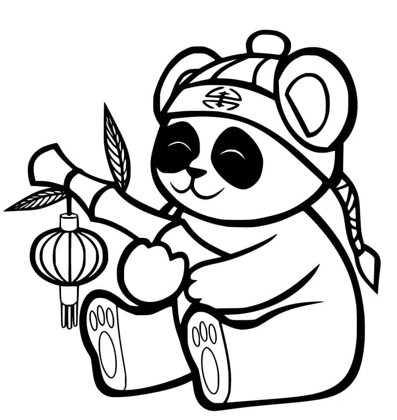 Coloriage Panda Pour Les Enfants
