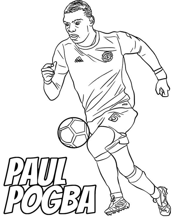 Coloriage Paul Pogba