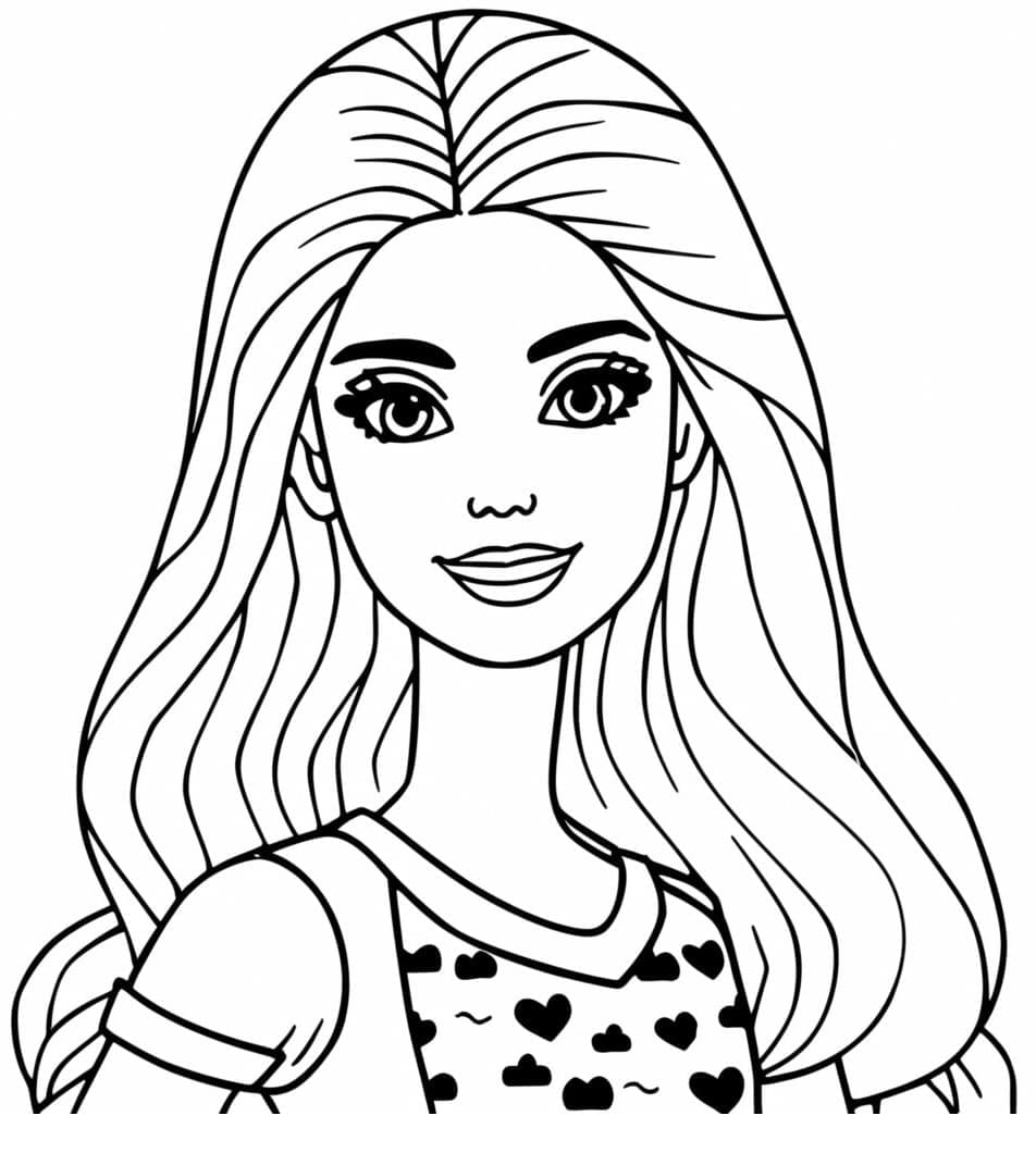 Coloriage Peinture de Barbie - télécharger et imprimer gratuit sur ...