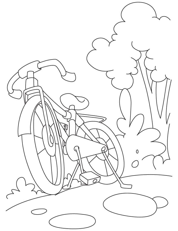 Peinture De Vélo Imprimable coloring page