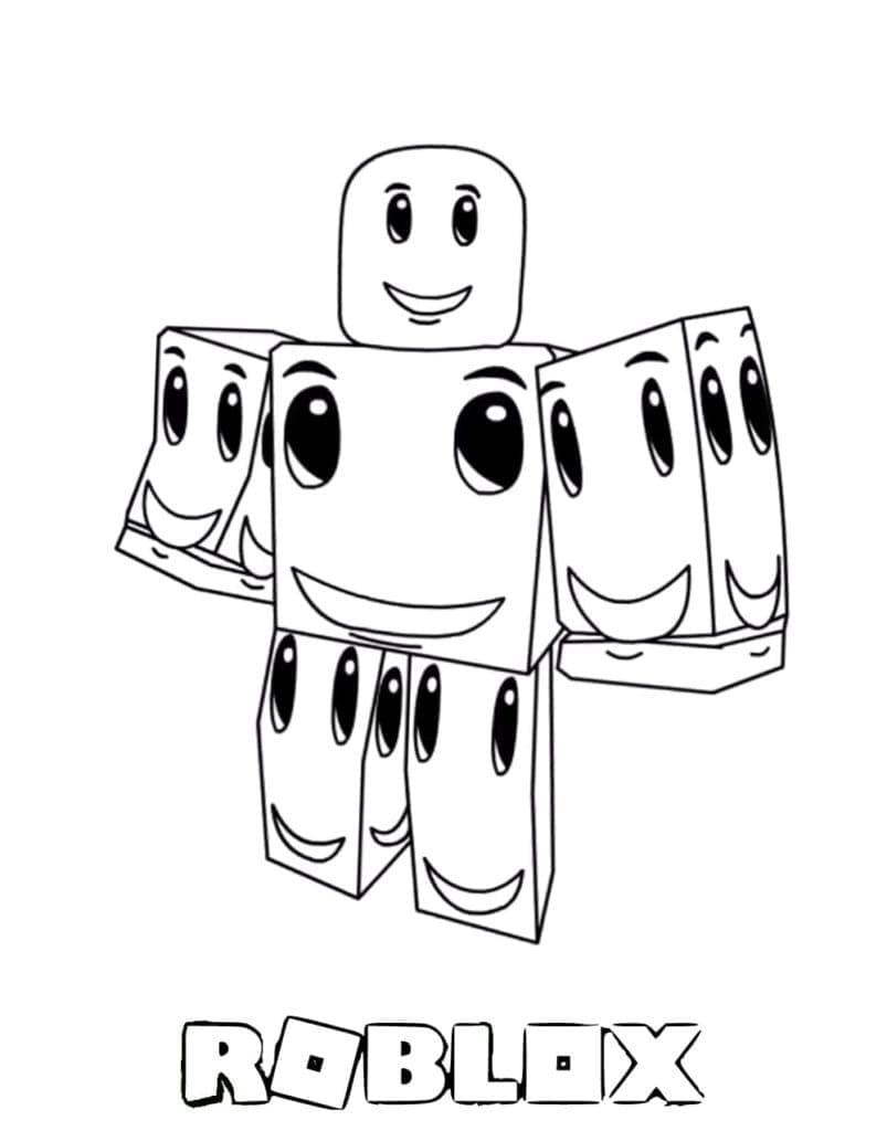 Photo de Roblox coloring page