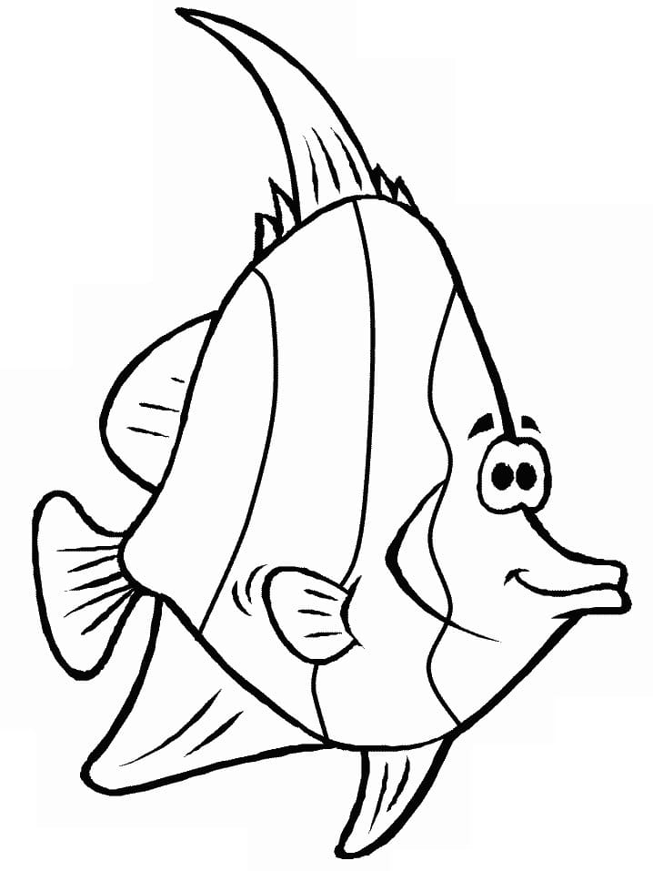 Poisson-ange coloring page