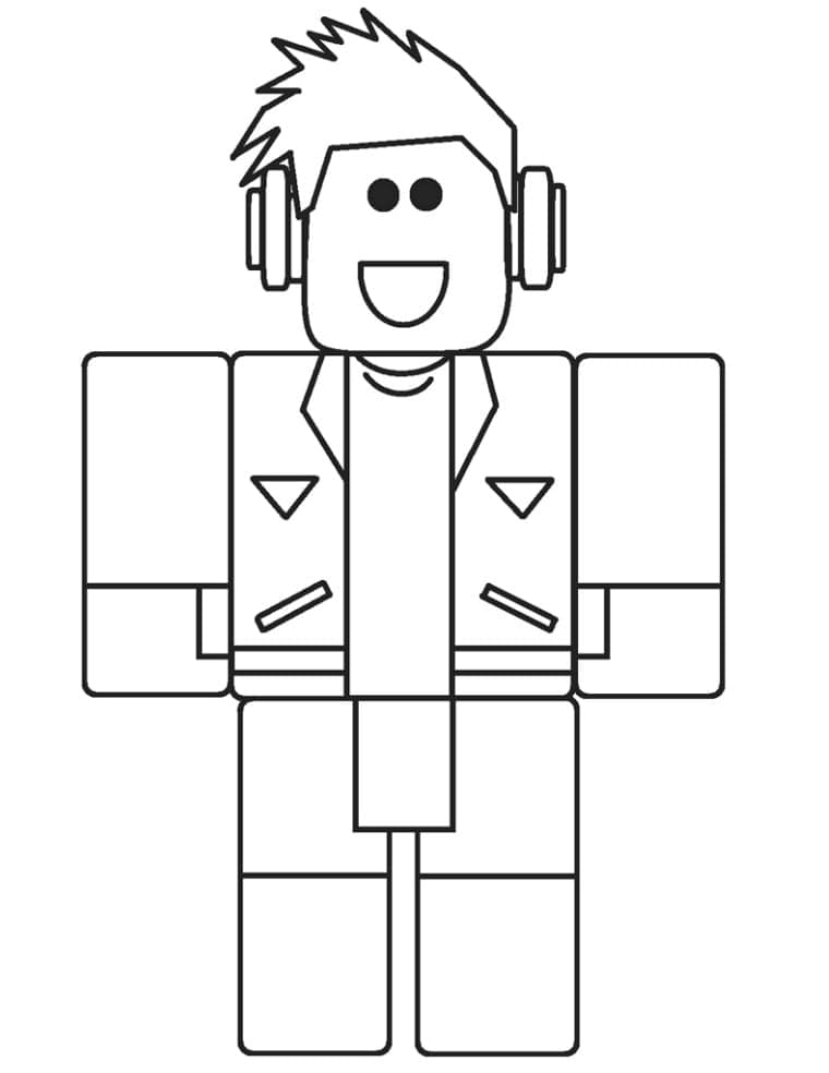 Roblox (11) coloring page