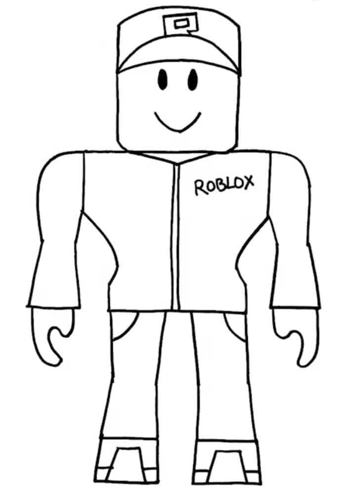 Roblox (2) coloring page