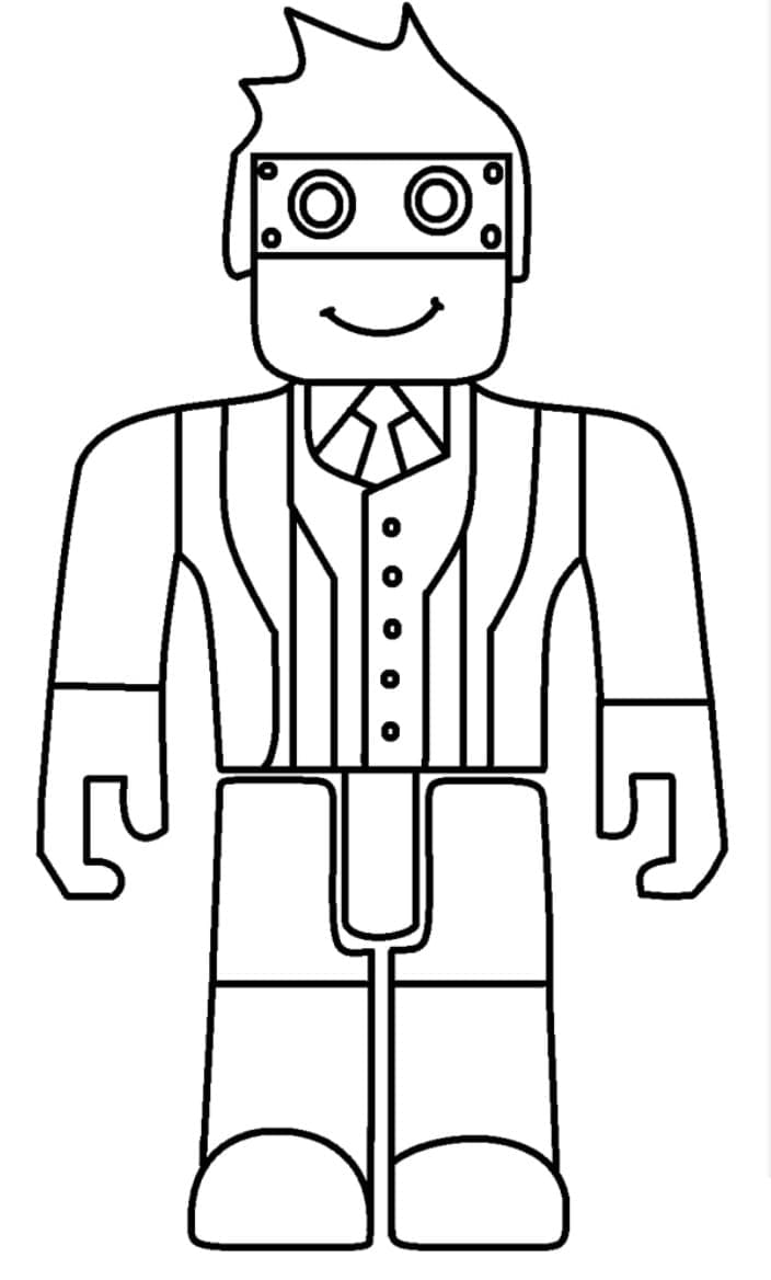Roblox (7) coloring page