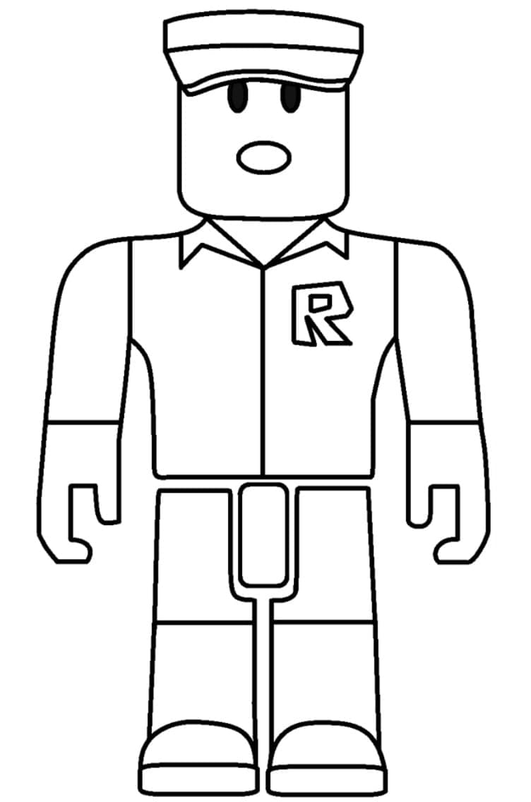 Roblox (8) coloring page