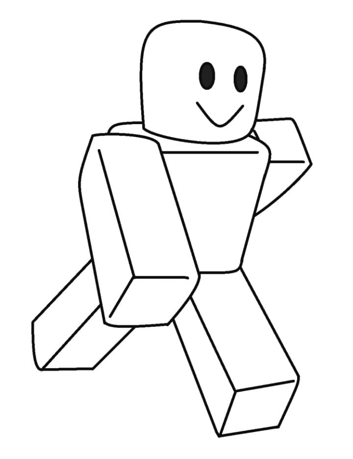 Roblox Simple coloring page