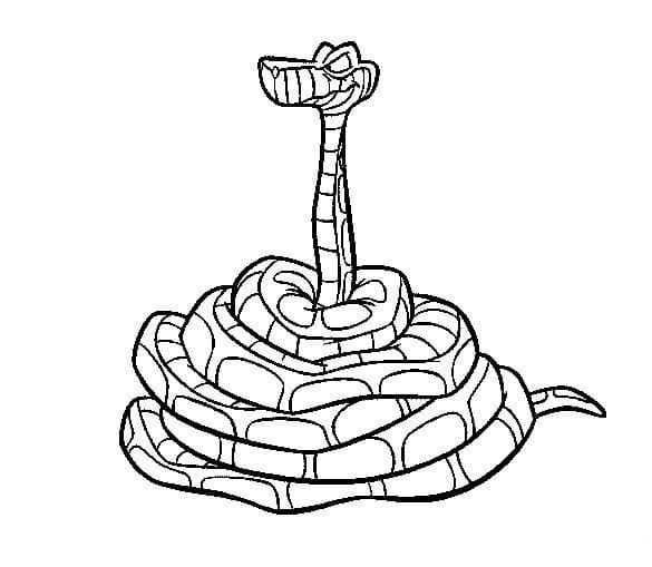 Serpent 1 coloring page