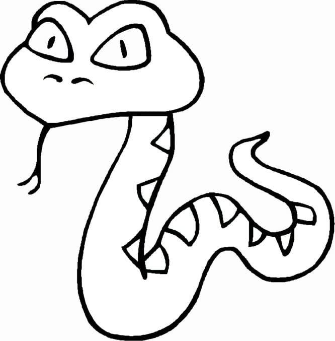 Serpent 2 coloring page