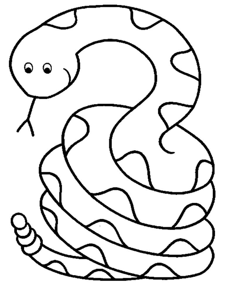 Serpent 4 coloring page