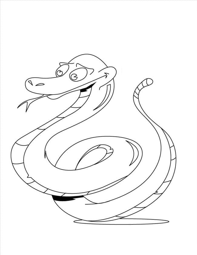 Serpent 6 coloring page